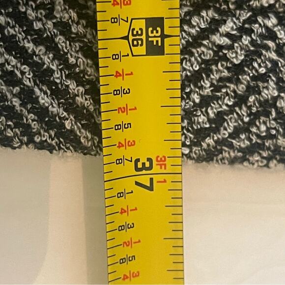 Willow & Clay Black Gray Herringbone Long Oversized Academia Jacket Size XS - Picture 13 of 13